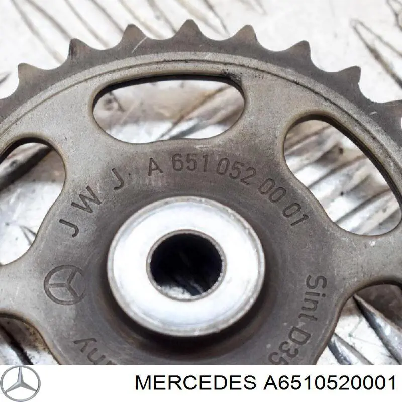 Do koszyka A6510520001 Mercedes Koło zębatewalcowe wałka rozrządu silnika