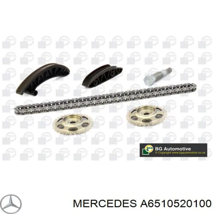 A6510520100 Mercedes Tłumik drgań łańcucha rozrządu, prawy