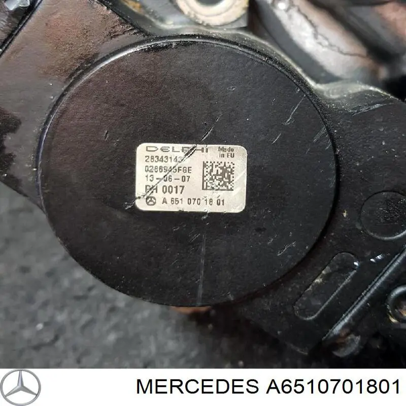 Do koszyka A6510701801 Mercedes Pompa wtryskowa wysokiego ciśnienia