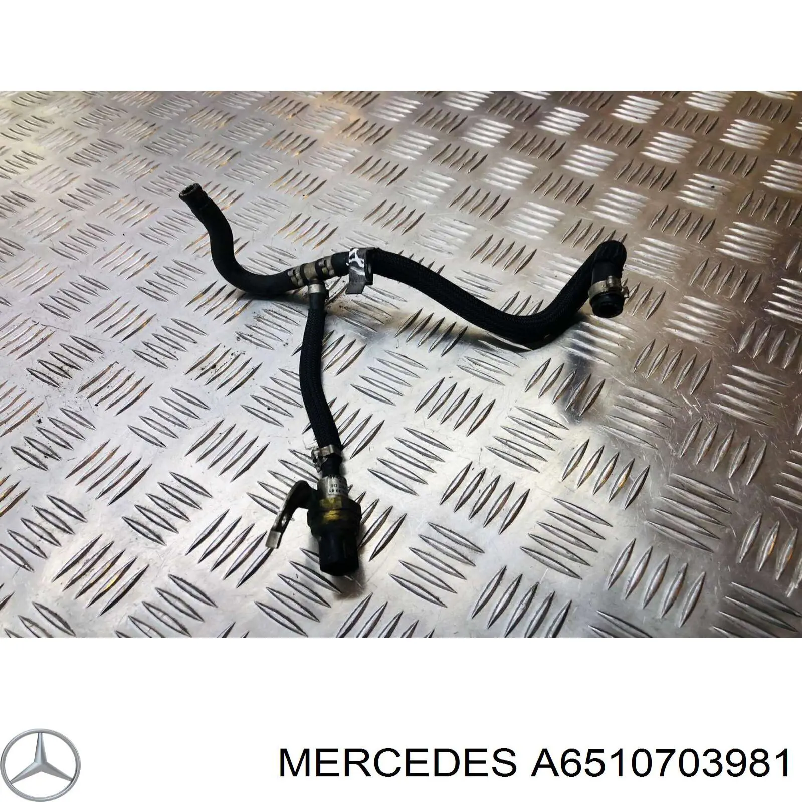 A6510703981 Mercedes Rurka paliwa, od filtra do pompy