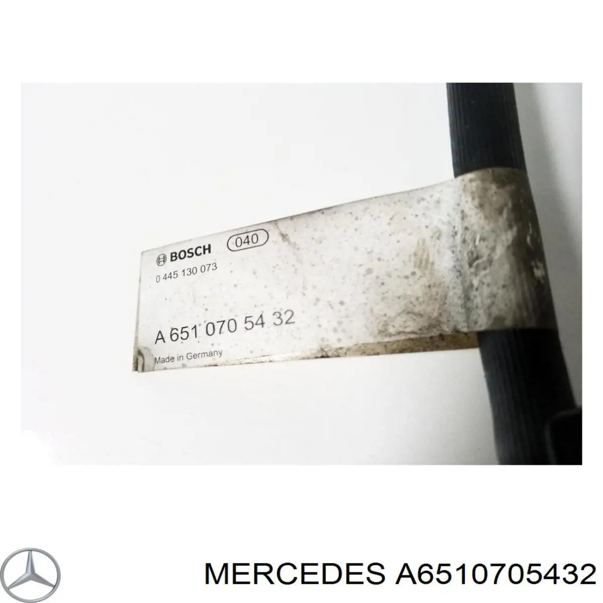A6510705432 Mercedes Rurka paliwa, zwrotna od wtryskiwaczy