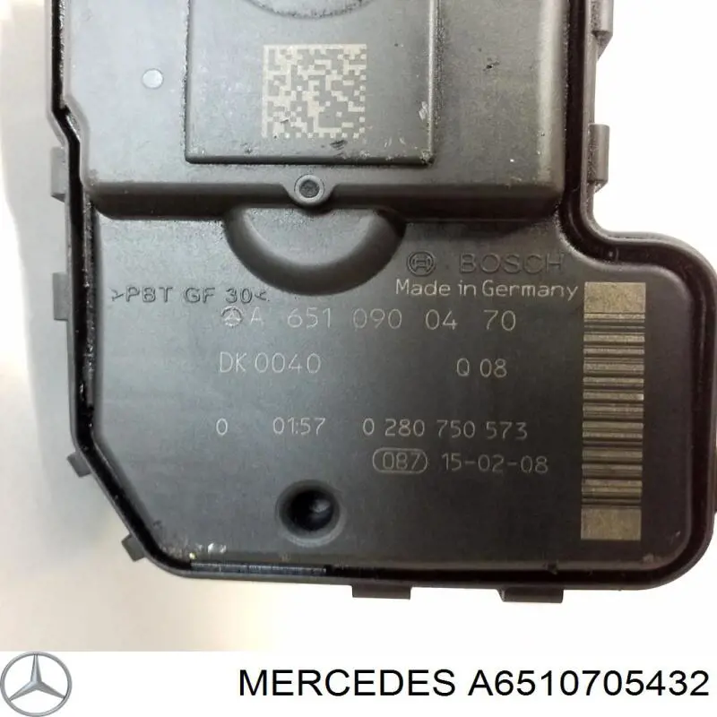 Do koszyka A6510705432 Mercedes Rurka paliwa, zwrotna od wtryskiwaczy