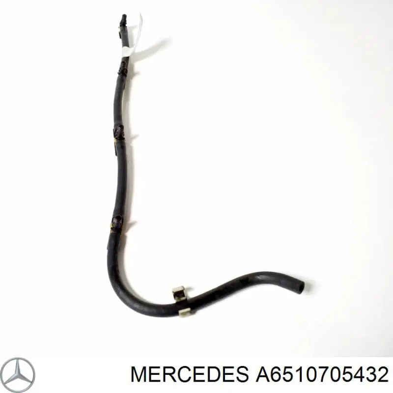 Rurka paliwa, zwrotna od wtryskiwaczy A6510705432 Mercedes