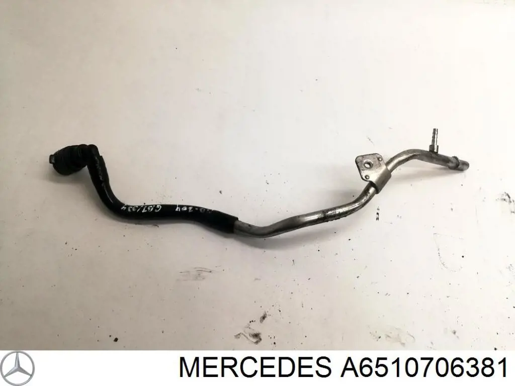 Rurka paliwa, zwrotna od wtryskiwaczy Mercedes A6510706381 cena, od 262,68 USD