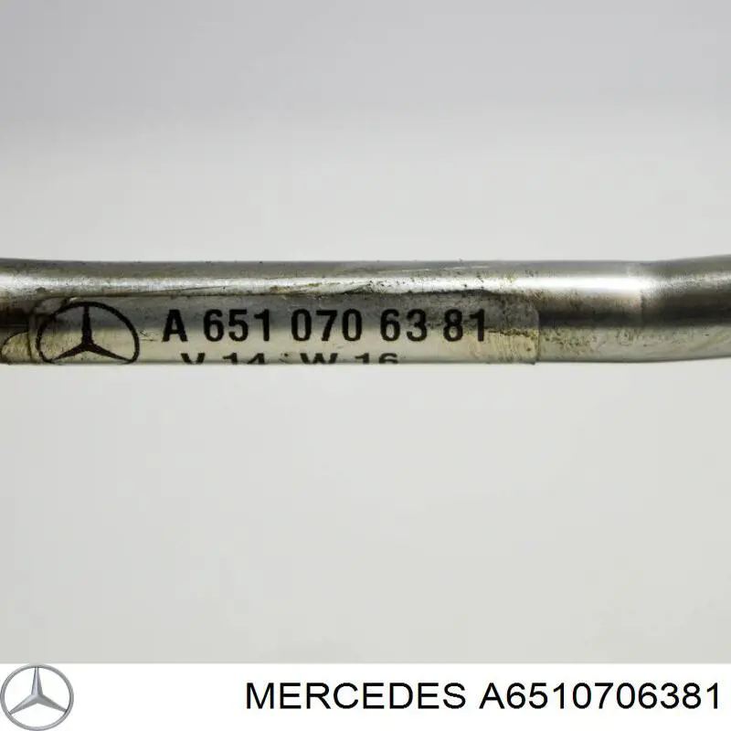 Do koszyka A6510706381 Mercedes Rurka paliwa, zwrotna od wtryskiwaczy