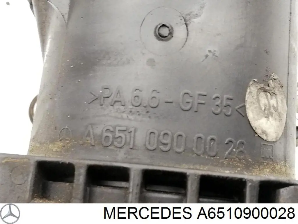 Do koszyka A6510900028 Mercedes Króciec powietrza, przepustnicy