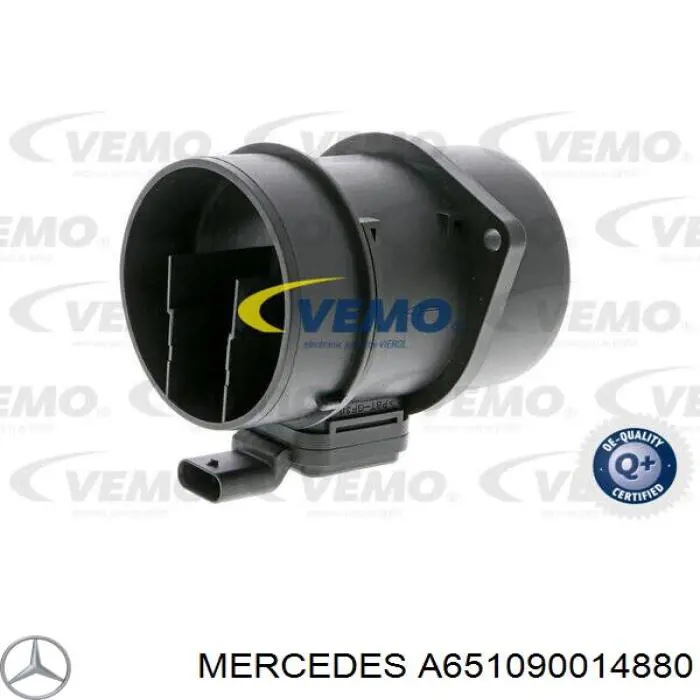 Czujnik przepływu powietrza, przepływomierz powietrza M.A.F. Mercedes A651090014880 cena, od 90,36 USD