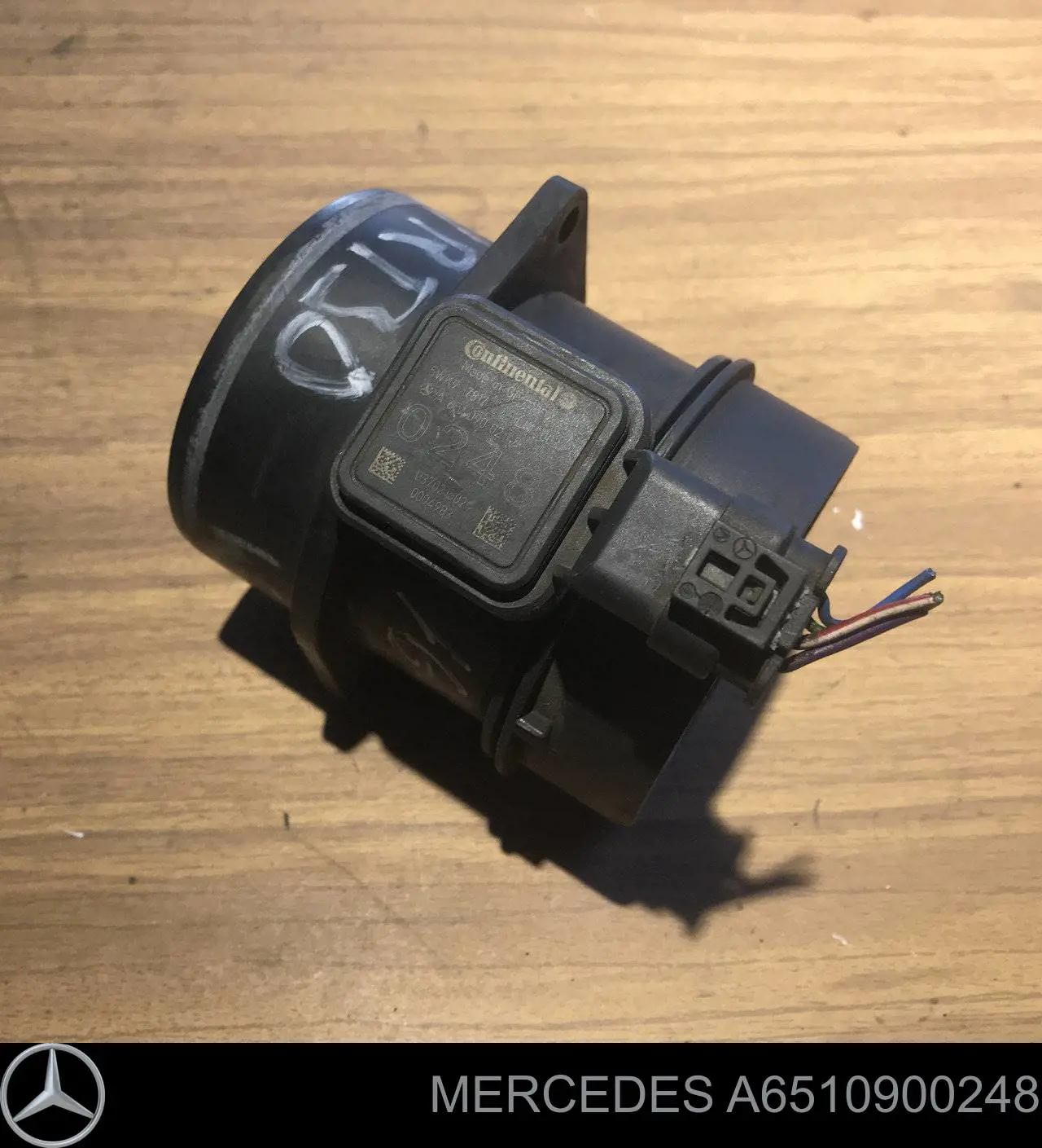 Czujnik przepływu powietrza, przepływomierz powietrza M.A.F. Mercedes A6510900248 cena, od 93,56 USD