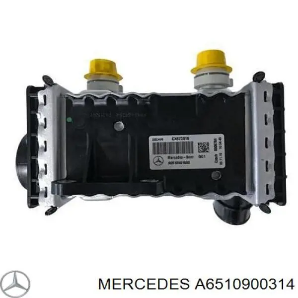 Do koszyka A6510900314 Mercedes Chłodnica intercoolera