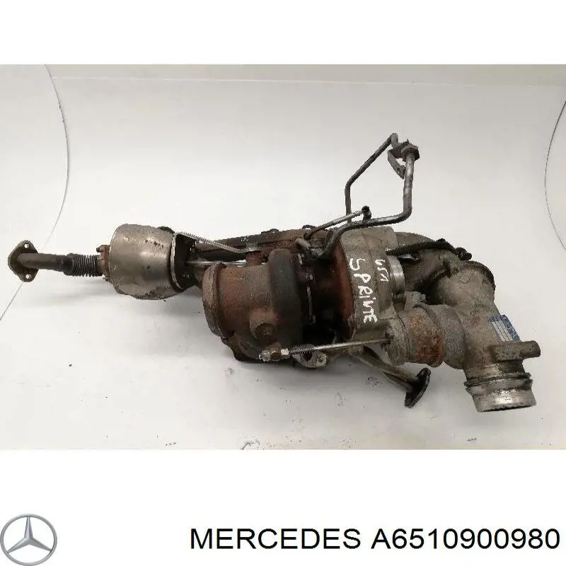 A6510900980 Mercedes Turbina