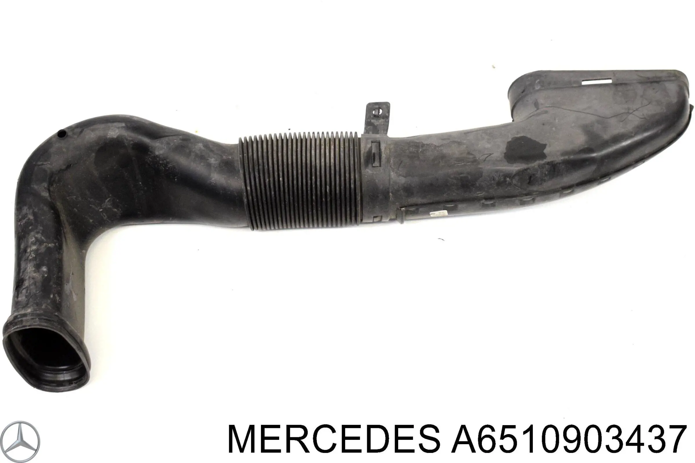 A6510903437 Mercedes Króciec powietrza, wlot filtra powietrznego