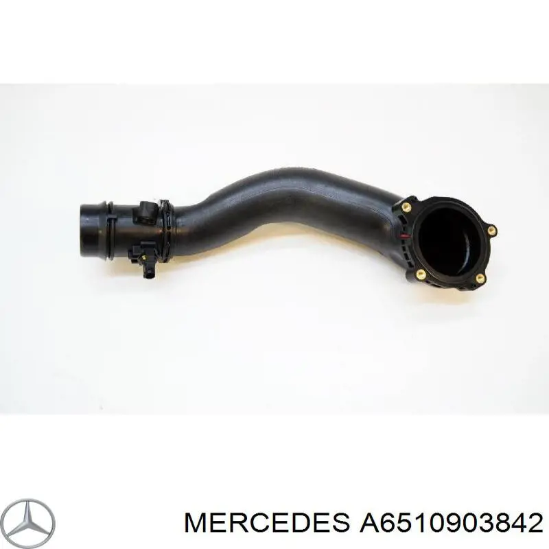 A6510903842 Mercedes Przewód (króciec) ogrzewania przepustnicy
