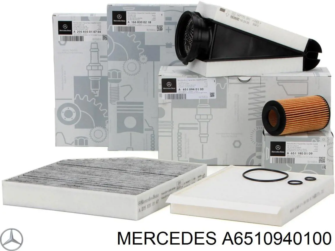 Do koszyka A6510940100 Mercedes Filtr powietrza