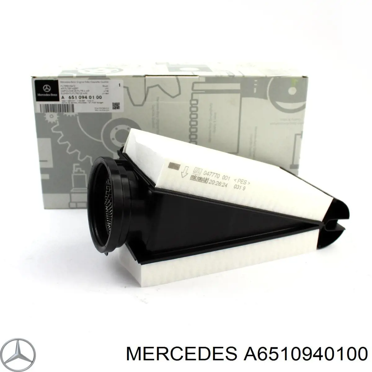 A6510940100 Mercedes Filtr powietrza