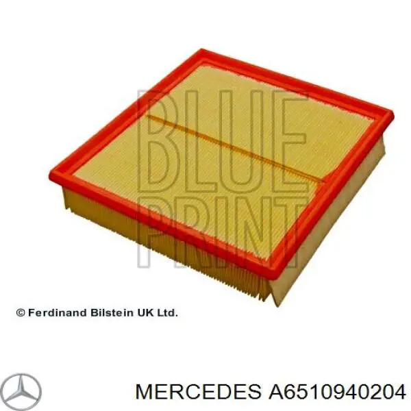 A6510940204 Mercedes Filtr powietrza