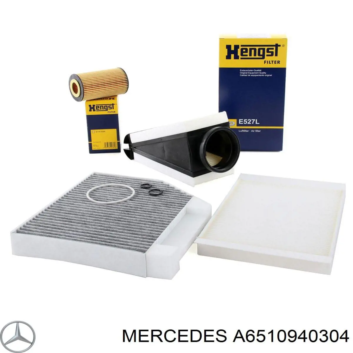 Filtr powietrza Mercedes A6510940304 cena, od 28,77 USD