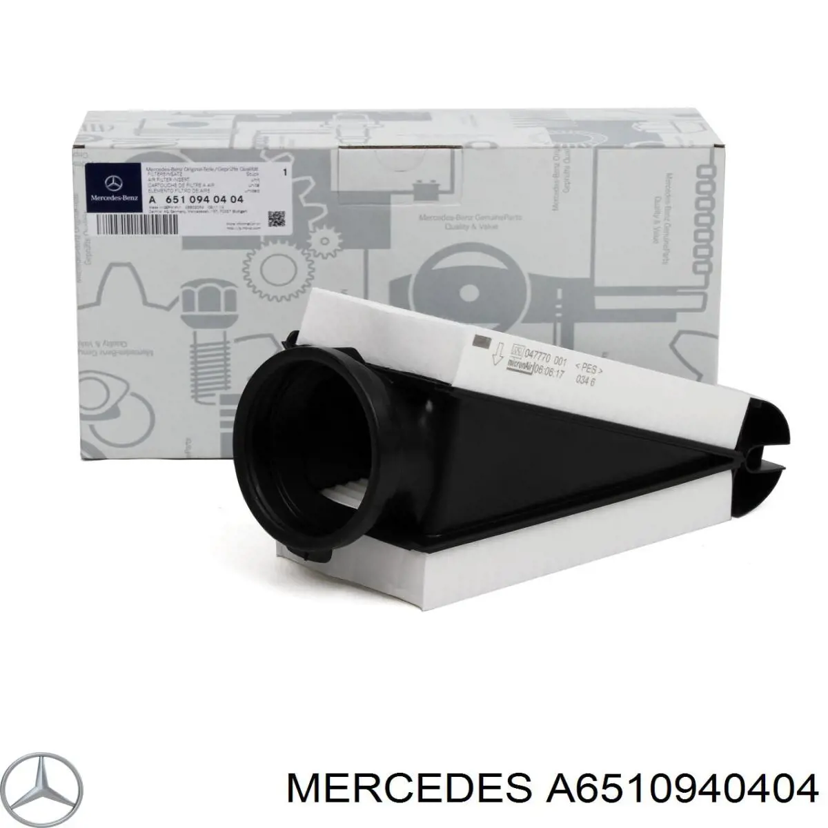 A6510940404 Mercedes Filtr powietrza