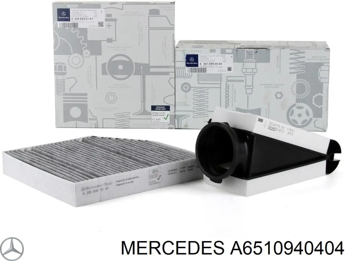 Do koszyka A6510940404 Mercedes Filtr powietrza