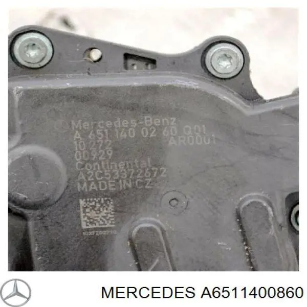 Do koszyka A6511400860 Mercedes Zawór recyrkulacji spalin EGR