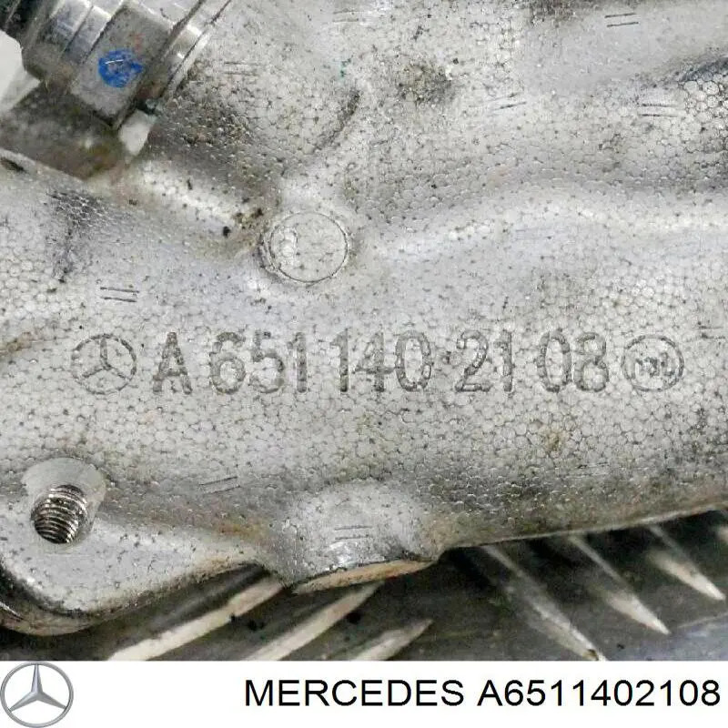 A6511402108 Mercedes Króciec układu recyrkulacji spalin