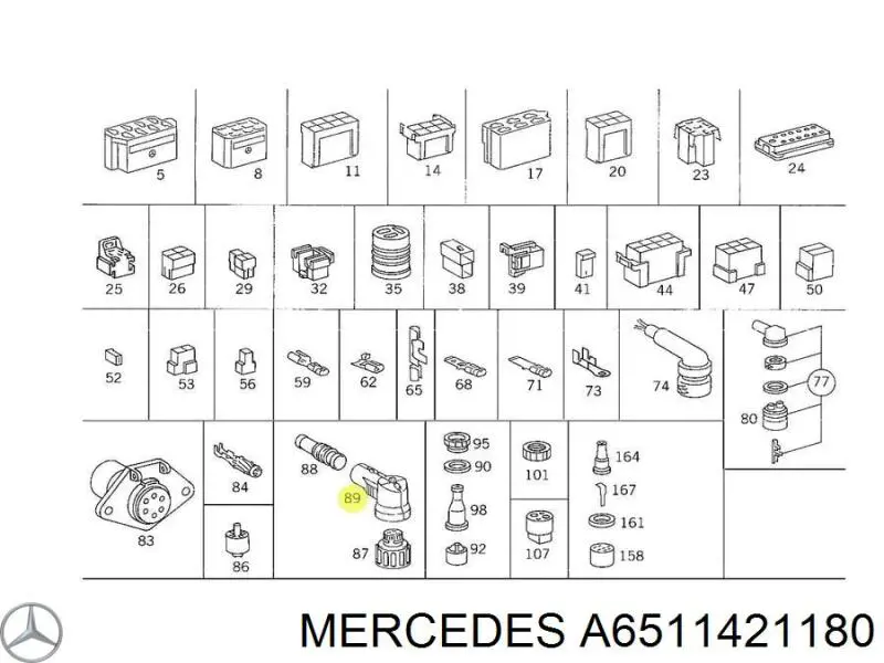 Do koszyka A6511421180 Mercedes Uszczelka króćca EGR do głowicy cylindrów