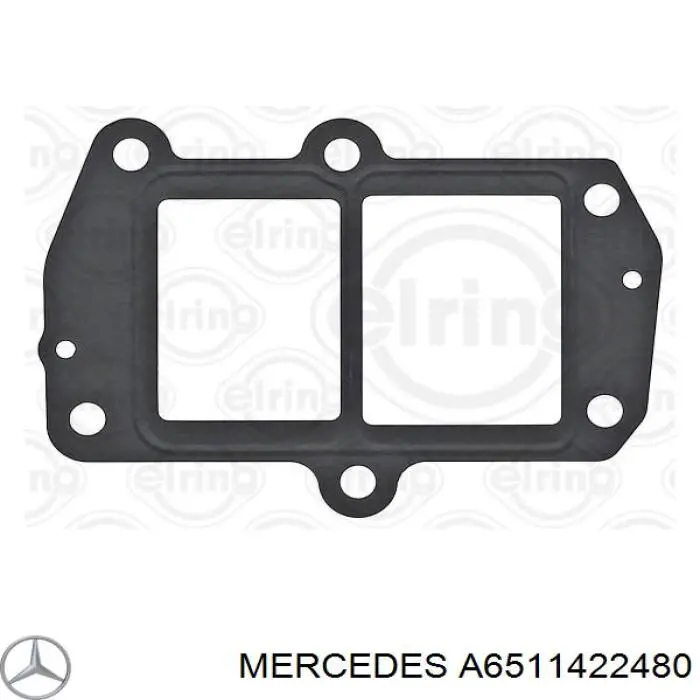 Uszczelka schładzacza EGR układu recyrkulacji spalin do Mercedes ML/GLE (W166)