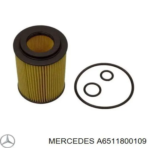 Filtr oleju A6511800109 Mercedes