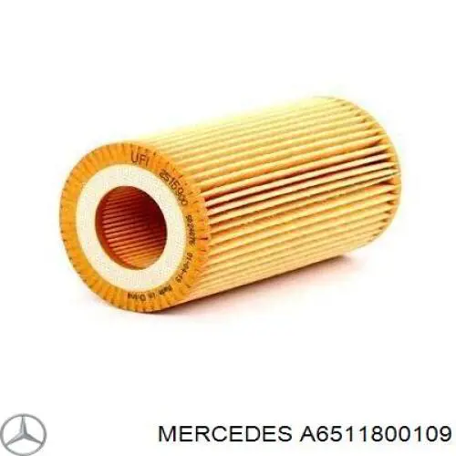 Filtr oleju Mercedes A6511800109 cena, od 8,73 USD