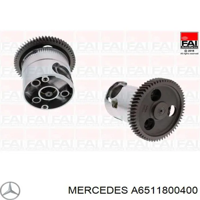 A6511800400 Mercedes Pompa oleju