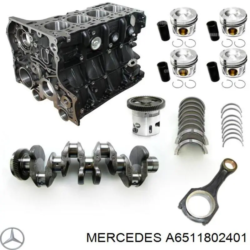 A6511802401 Mercedes Pompa oleju