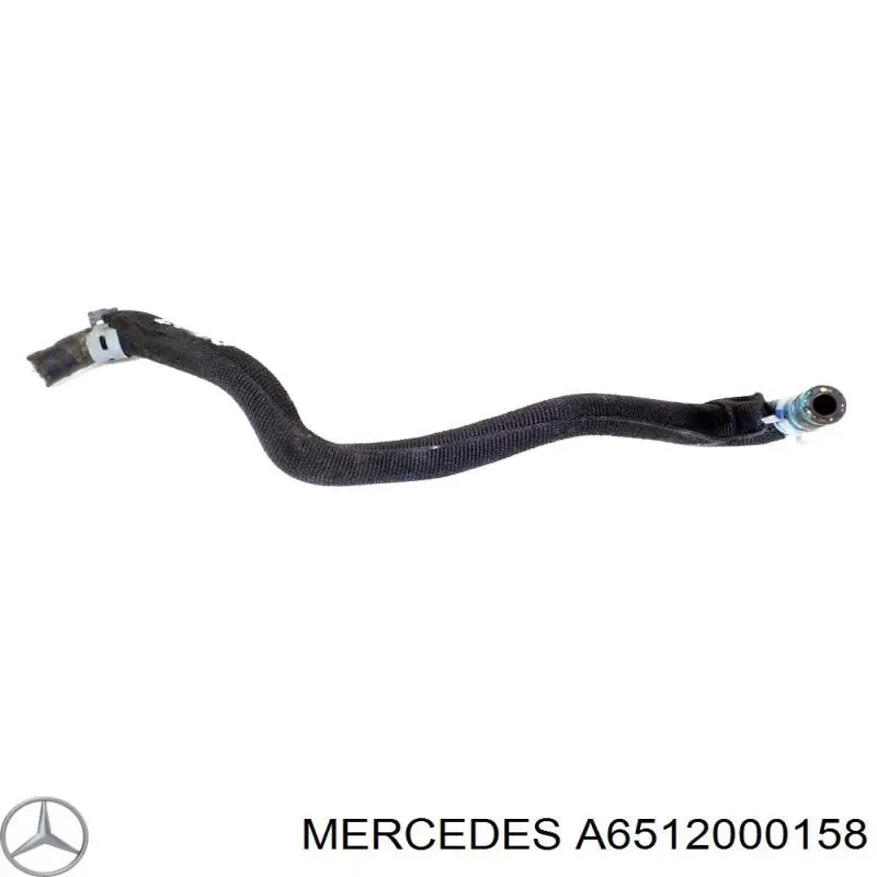 Króciec wentylacji kadłuba (separatora oleju) Mercedes A6512000158 cena, od 21,98 USD