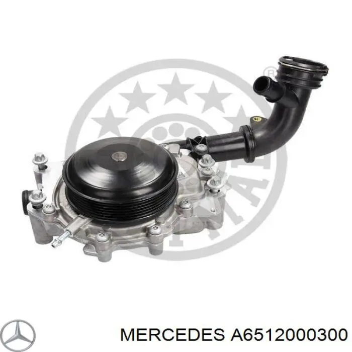 Pompa chłodząca wodna Mercedes A6512000300 cena, od 155,53 USD