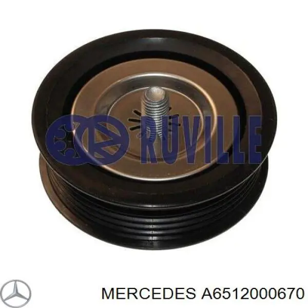 Rolka prowadząca, kierunkowa paska napędowego Mercedes A6512000670 cena, od 16,60 USD