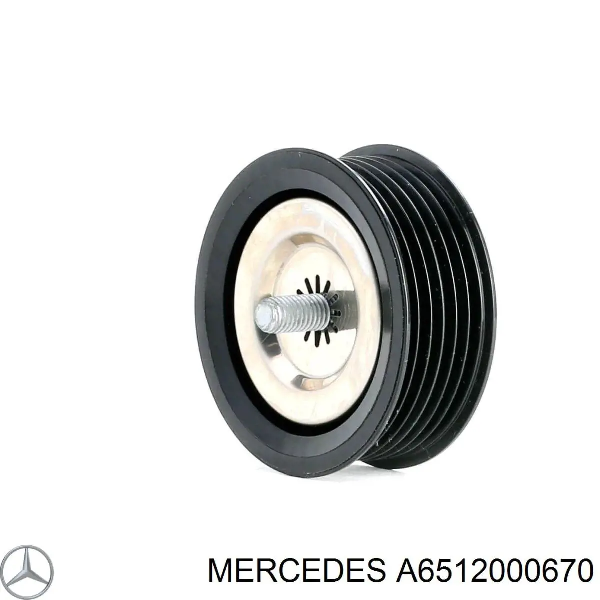 Do koszyka A6512000670 Mercedes Rolka prowadząca, kierunkowa paska napędowego