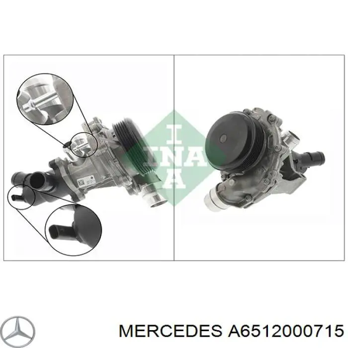 A6512000715 Mercedes Termostat