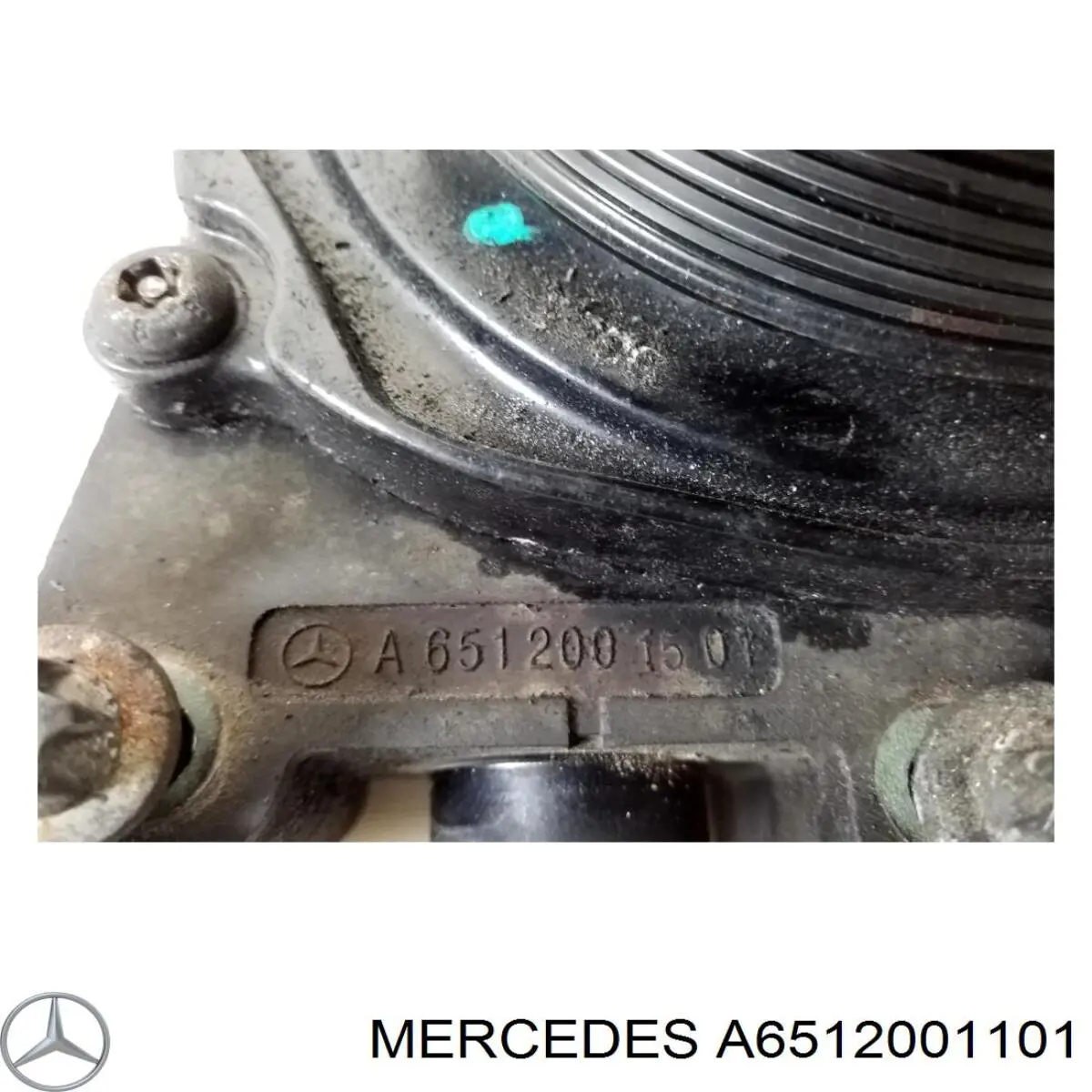 Pompa chłodząca wodna A6512001101 Mercedes