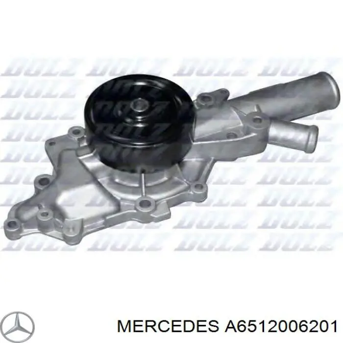 Pompa chłodząca wodna Mercedes A6512006201 cena, od 159,40 USD