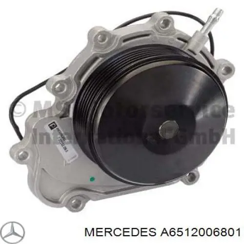 Do koszyka A6512006801 Mercedes Pompa chłodząca wodna
