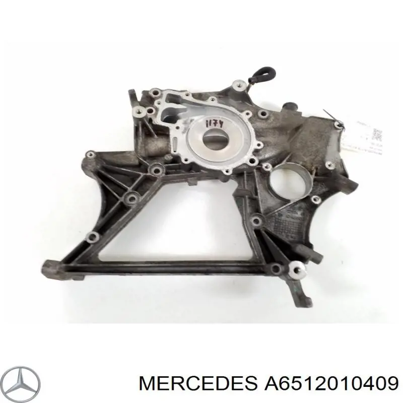 A6512010409 Mercedes Pokrywa silnika przednia