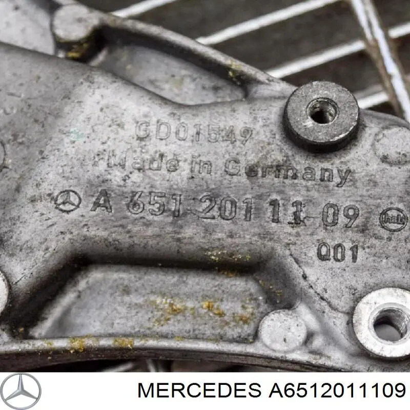 Do koszyka A6512011109 Mercedes Wspornik alternatora
