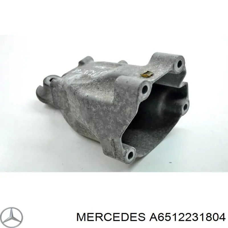 Wspornik prawej poduszki (podpory) silnika Mercedes A6512231804 cena, od 51,32 USD