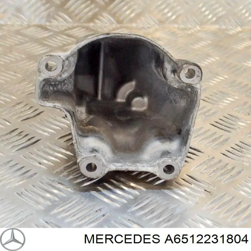 Do koszyka A6512231804 Mercedes Wspornik prawej poduszki (podpory) silnika