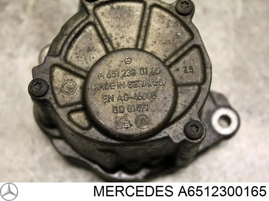 Do koszyka A6512300165 Mercedes Pompa podciśnienia