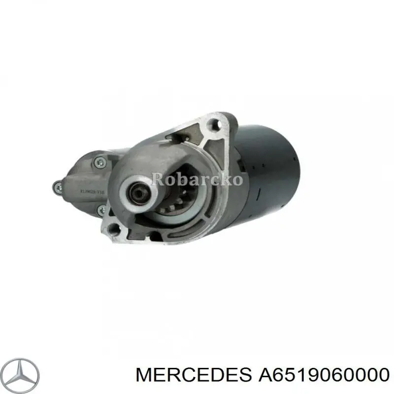 Rozrusznik Mercedes A651906000080 cena, od 133,81 USD