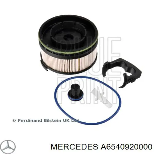 Filtr paliwa Mercedes A6540920000 cena, od 48,25 USD
