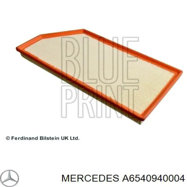 Filtr powietrza Mercedes A6540940004 cena, od 16,14 USD
