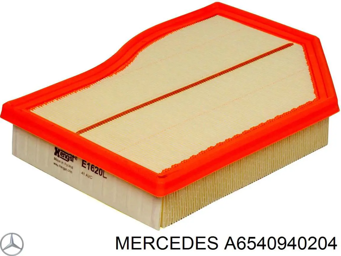Do koszyka A6540940204 Mercedes Filtr powietrza
