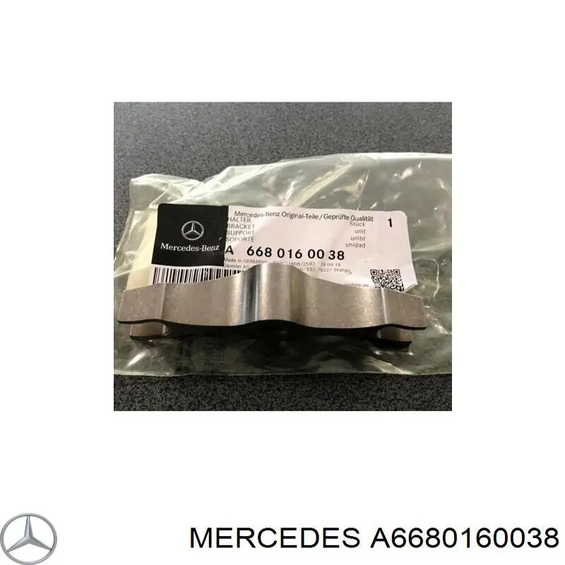 A6680160038 Mercedes wspornik mocowania wtryskiwacza