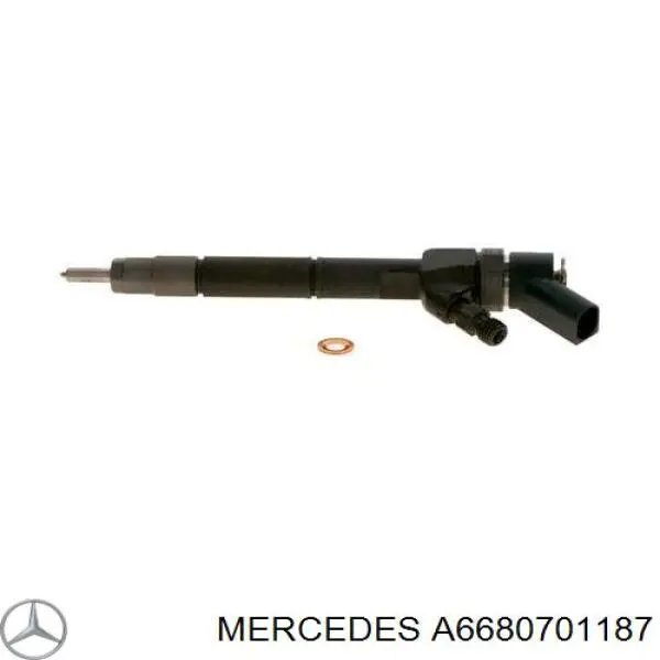 Wtryskiwacz paliwa Mercedes A6680701187 cena, od 172,45 USD