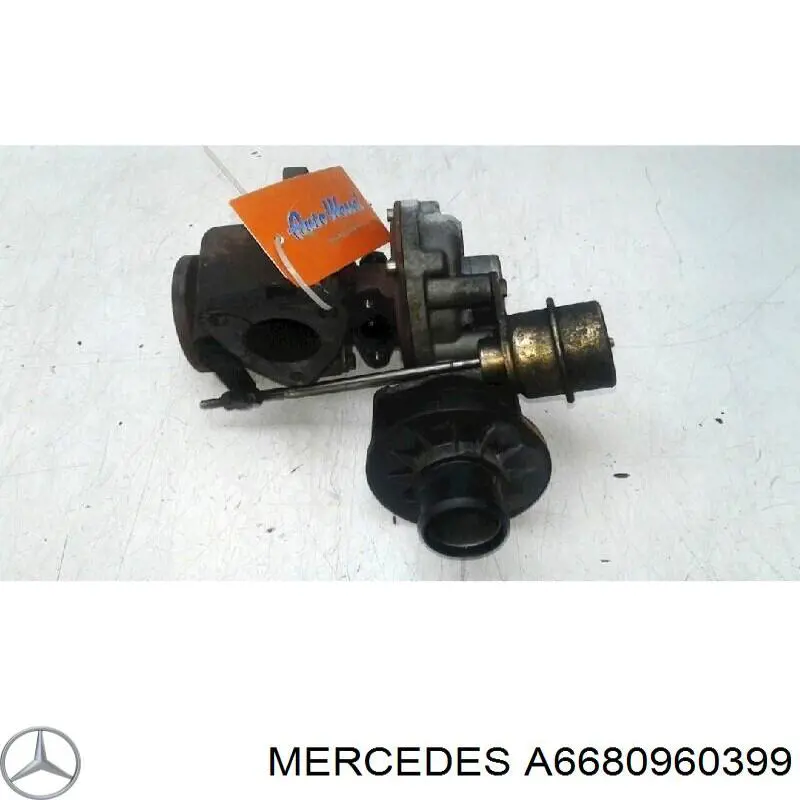 A6680960399 Mercedes Turbina
